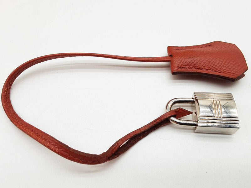 Hermes Birkin 35 Brique Red Epsom Palladium Hardware Handbag Do0825srxzde