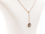 Christian Dior Rose De Vents Necklace In 18k Gold 4.9 Grams 16 Inch Fw0925lxzxdu