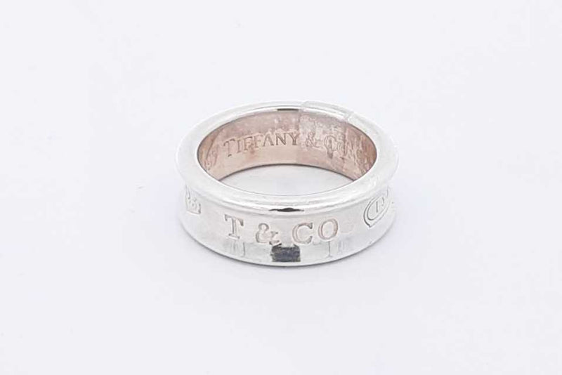 1997 Tiffany & Co. 1837 Sterling Silver Ring 7.3 Grams Size 6 Eb0924crsa