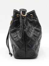 Louis Vuitton Coussin Bucket Bag In Black Monogram Empreinte Leather Fw0726przdu