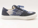 Louis Vuitton Ollie Cloth Low Bandana Blue Shoes Size 10 Aa0126oozsa