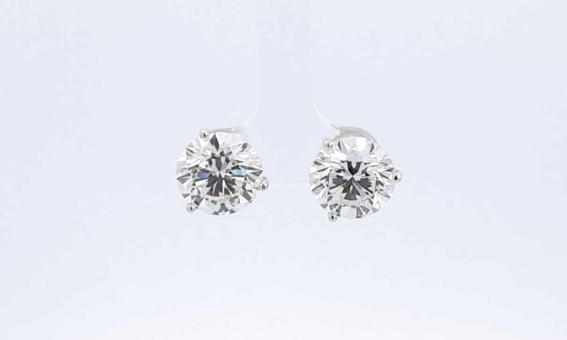 11.2 Cttw Lab Grown Diamond 14k White Gold Stud Earrings Fw1024wixzdu