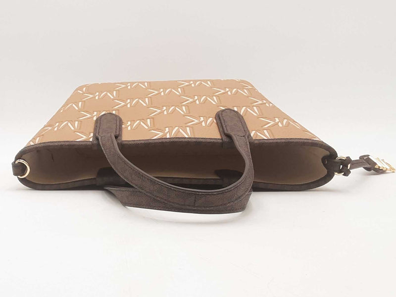Michael Kors Eliza Small Embossed Logo Brown Aa0725rzsa