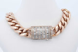 10k Yellow Gold Cuban Link Chain With Diamond Clasp 135.9g 22 Inch Eb0626cxxzde