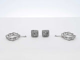 0.50 Cttw Diamond & 18k Gold Convertible Earrings & Jackets 2.7 Gram Fw0925orxdu