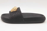 Versace Palazzo Rubber Slides Size 37 Eb0726exsa