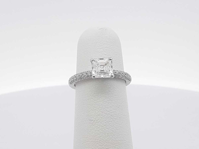 1.62ctw Diamond 14k White Gold 2.6 Grams Ring Size 4 Sd0525lpzxsa