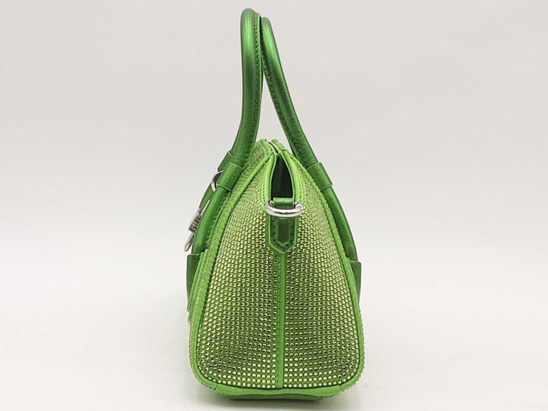 Givenchy Mini Antigona Stretch Green Handbag Aa0825rzxsa