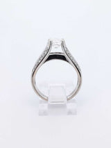 1.56 Cttw Diamond & 18k White Gold Engagement Ring 9 Grams Size 6 Fw0225lixzdu