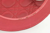 Christian Dior Quilted Cannage Lady Dior Top Handle Bag Eb0826exzde