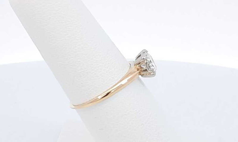 14k Yellow Gold Diamond Solitaire Engagement Ring Size 6.5 Ebcrxdu 144030004832