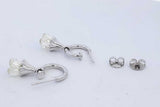 2.7cttw Briolette Diamond Drop Earrings In 14k White Gold 6 Grams Eb0526oxxzde