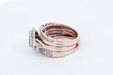 Approx. 0.84ctw Diamond Ring In 14k Rose Gold 8 Grams Size 5 Eb0824prxdu