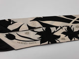Hermes Bouquet Final Silk & Leather Fringed Twilly Eb0126exzsa