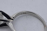 2.2cttw Diamond Wedding Trio Set In 14k White Gold 6.1 Grams Size 5 Eb0726exzsa