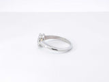 0.50 Cttw Bezel-set Diamond & 95% Platinum Ring 3.5 Grams Size 2.75 Fw1224sxzdu