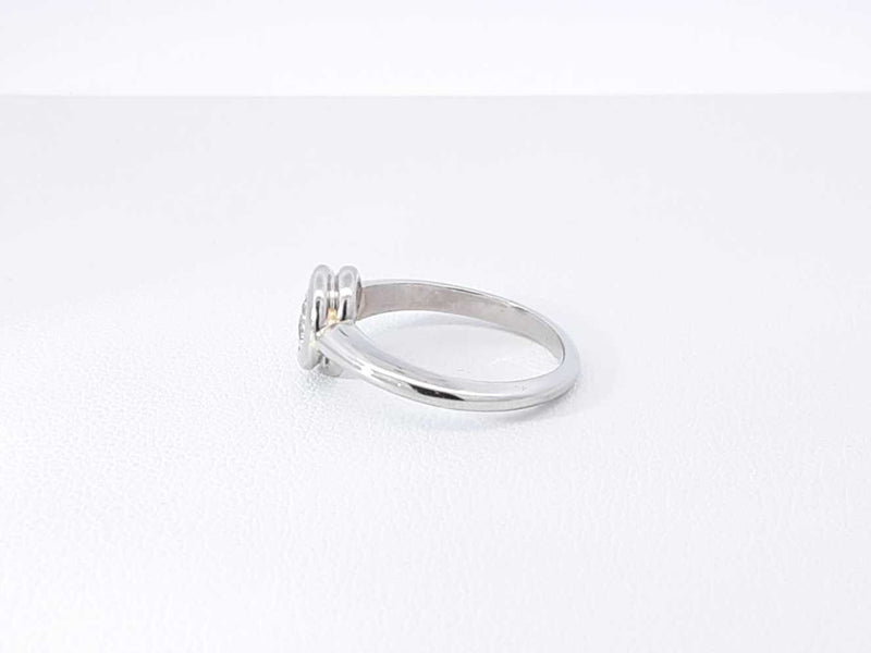 0.50 Cttw Bezel-set Diamond & 95% Platinum Ring 3.5 Grams Size 2.75 Fw1224sxzdu