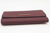 Michael Kors Merlot Jet Set Trifold Wallet Eb1125orde