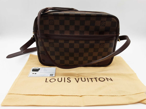 Louis Vuitton Trocadero Brown Damier Ebene Crossbody Bag Do0425crxde