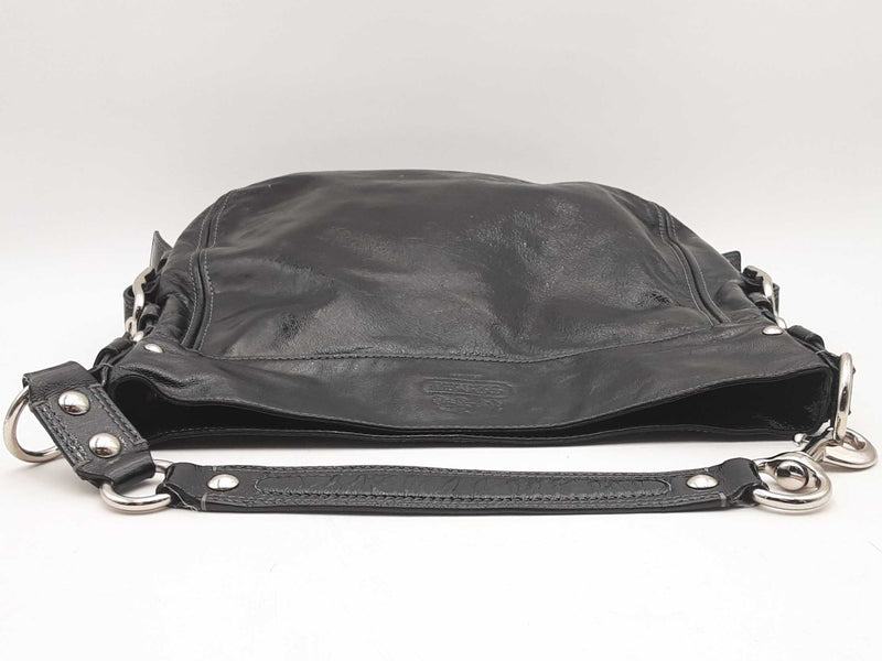 Coach Zoe Black Patent Leather Hobo Bag Sd0725izsa