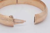 14k Yellow Gold Hinged Bangle Bracelet 19.1 Grams Eb0422lxxzsa