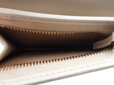 Gucci Gg Marmont Quilted Canvas Jacquard Leather Wallet Beige Aa0426lzxsa