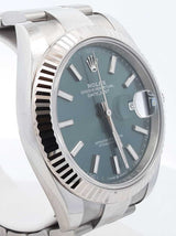 Rolex Datejust 41mm Steel Oyster & Green Ombré Self-winding Watch Fw0526lpxzxdu