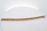 3.58cttw Diamond 18k Yellow Gold Tennis Bracelet 45 Grams 7 Inch Eb0626woxzsa