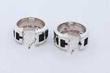Tiffany & Co. Atlas Hoop Earrings In 925 Sterling Silver 7.9 Grams Eb0926oxzde