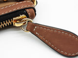 Burberry Peyton Brown House Check Canvas Zipper Wristlet Pouch Do0726lorde