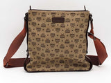 Mcm Unisex Zip Top Sling Bag Beige Aa0826ezsa