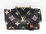 Louis Vuitton Petit Palais In Black & Beige Monogram Empreinte Leather Fw0726lxzxdu