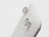 2.06 Cttw Lab Grown Diamonds 14k White Gold 1.0g Stud Earrings Do0826poxde