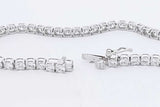 4.2ctw Lab Grown Diamond Tennis Bracelet In 14k Gold 5 Grams 7 Inch Eb0525eordu