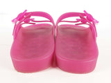 Balenciaga Pink Rubber Mallorca Slide Sandals Size 40 Sd0525lrzde
