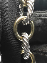 David Yurman 18k Gold & Sterling Silver Cable Necklace 88.6g 16 Inch Fw126rxzxdu