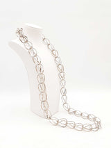 Louis Vuitton Sautoir Infinivi Silver-tone Necklace 42 Inch Fw0625lrzdu