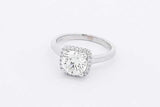 1.25ctw Diamond Ring In 18k White Gold 4.2 Grams Size 6.5 Eb0126orxzsa