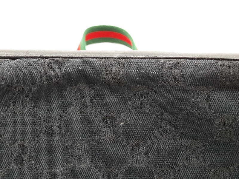 Gucci Black Gg Canvas Web Pet Tote Bag Do0525wxzde