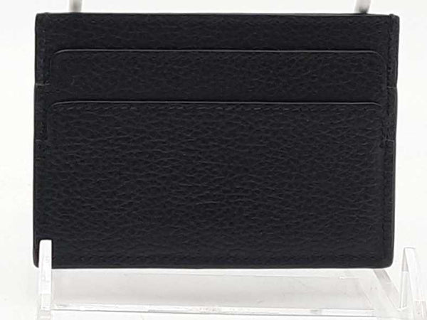 Alexander Mcqueen Leather Card Holder Black Wallet Aa1125wzsa