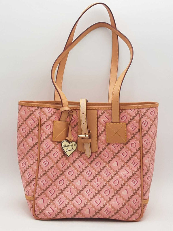 Dooney & Bourke Pink Logo Tote Aa0825wzsa