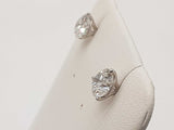 2.02 Cttw Lab Grown Diamonds 14k Wg 1.1g Screw Back Stud Earrings Do0826poxde