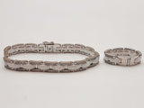 Chanel Ultra Diamonds 18k White Gold White Ceramic 39.4g Ensemble Do0725pwxzde