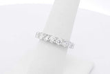 3.96cttw Lab Grown Diamond Eternity Band 14k White Gold 2.5g Size 7 Eb0826crxsa