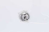 4.07ctw Lab Grown Diamond Single Stud Earring In 14k White Gold 1.9g Eb1225crxsa