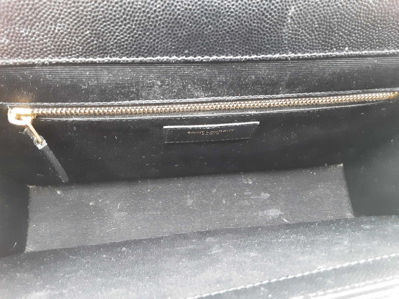 Ysl Yves Saint Laurent Grain De Poudre Matelasse Chevron Satchel Sd0825lzxzsa