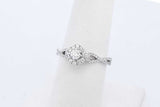0.27cttw Diamond Ring In 10k White Gold 2.1 Grams Size 7 Eb0426lxzde
