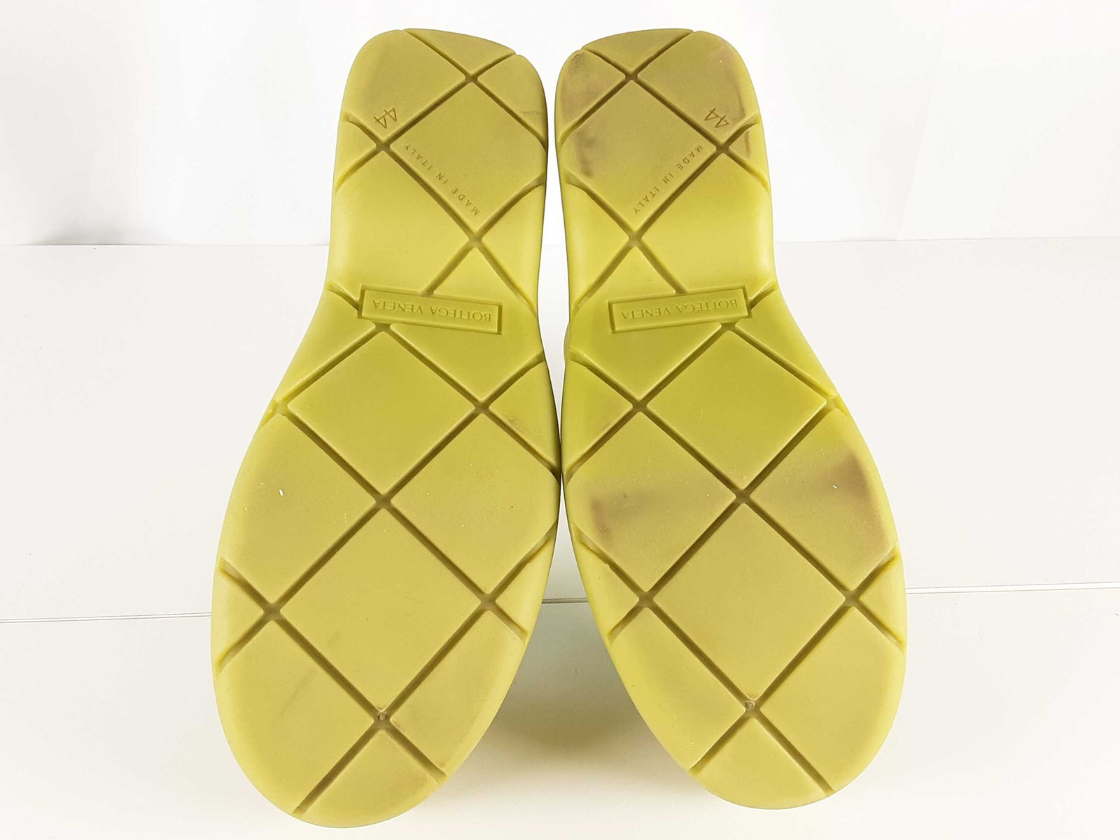 Bottega Veneta Kiwi Green Rubber Puddle Boots Size 44eu