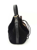 Gucci Marmont Bucket Bag In Matelassé Black Velvet Fw0825lrxdu