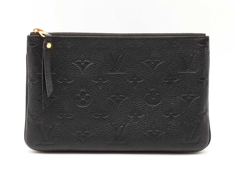 Louis Vuitton Double Zip Pochette In Monogram Empreinte Leather Fw1125przdu